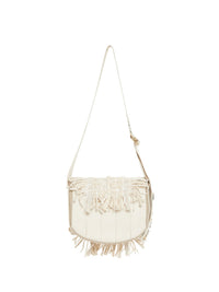 Sac à Bandoulière Woody en lin - Sand