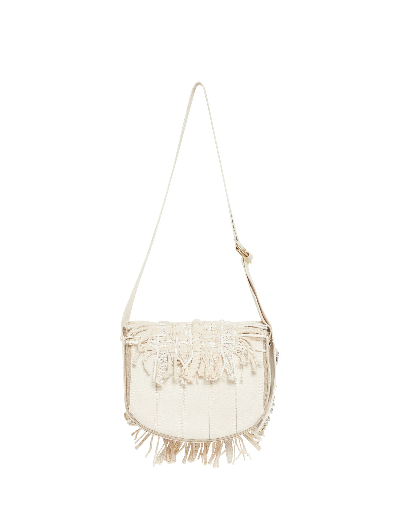 Sac à Bandoulière Woody en lin - Sand