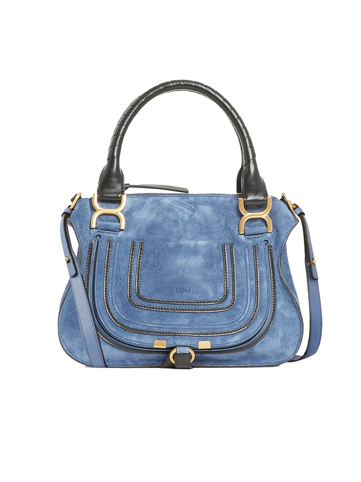 Sac à Main Marcie en cuir - Deep Denim