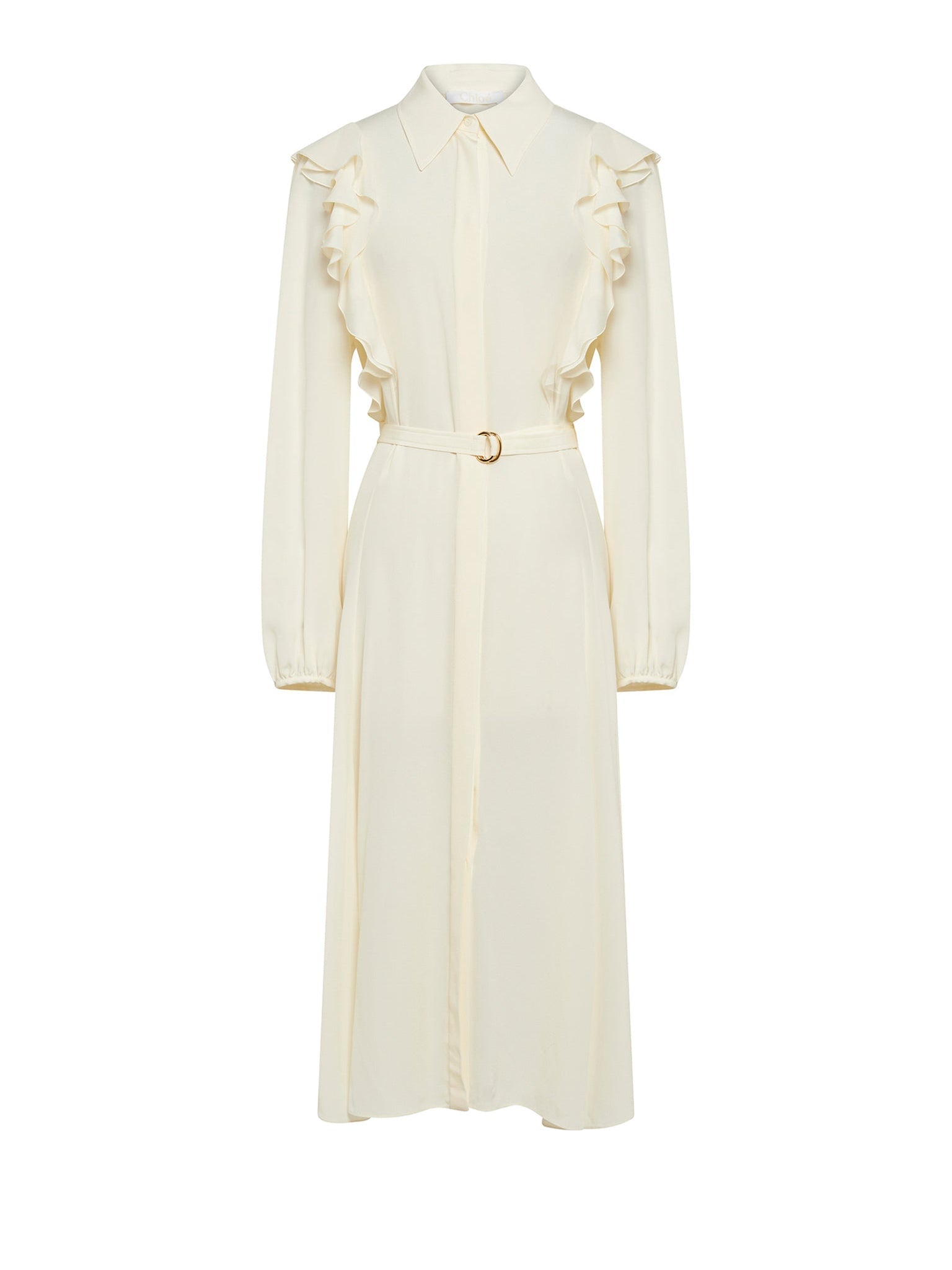 Robe en crêpe biologique - Lait de Coco