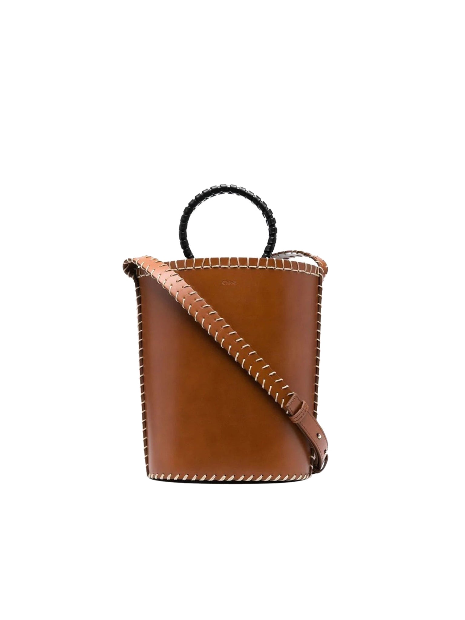 Sac Seau Louela en cuir - Tan