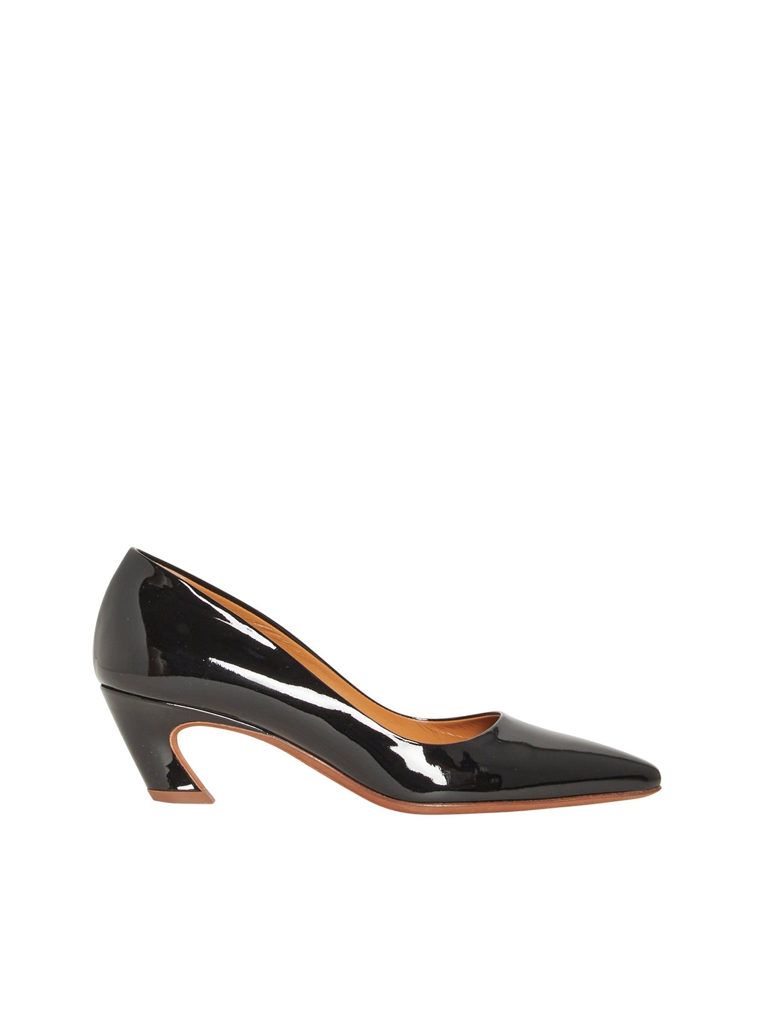 Escarpins Oli en cuir verni - Noir