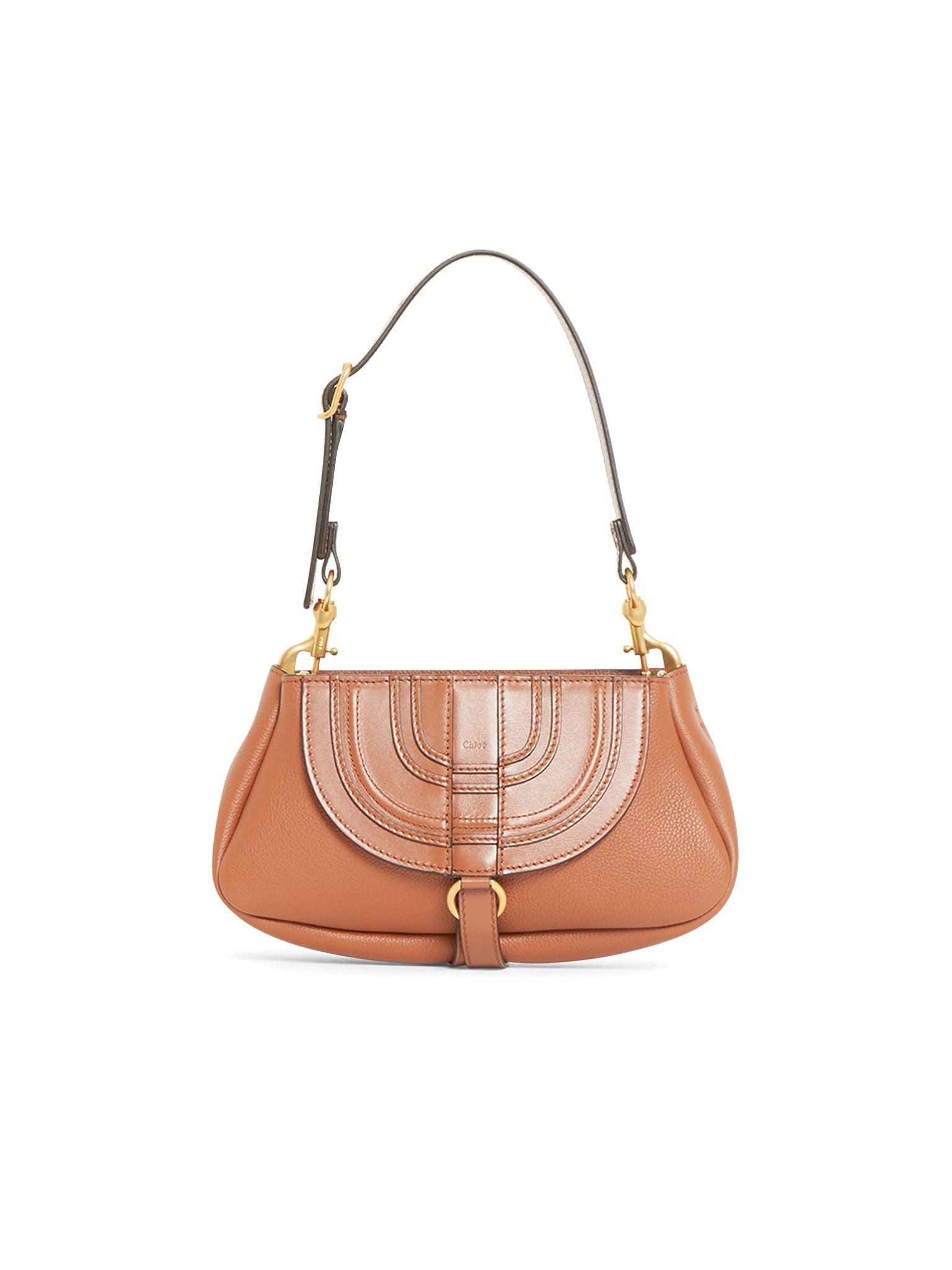 Sac à bandoulière Marcie en cuir - Tan