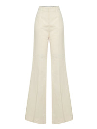 Pantalon vertical en lin - Lait de Coco