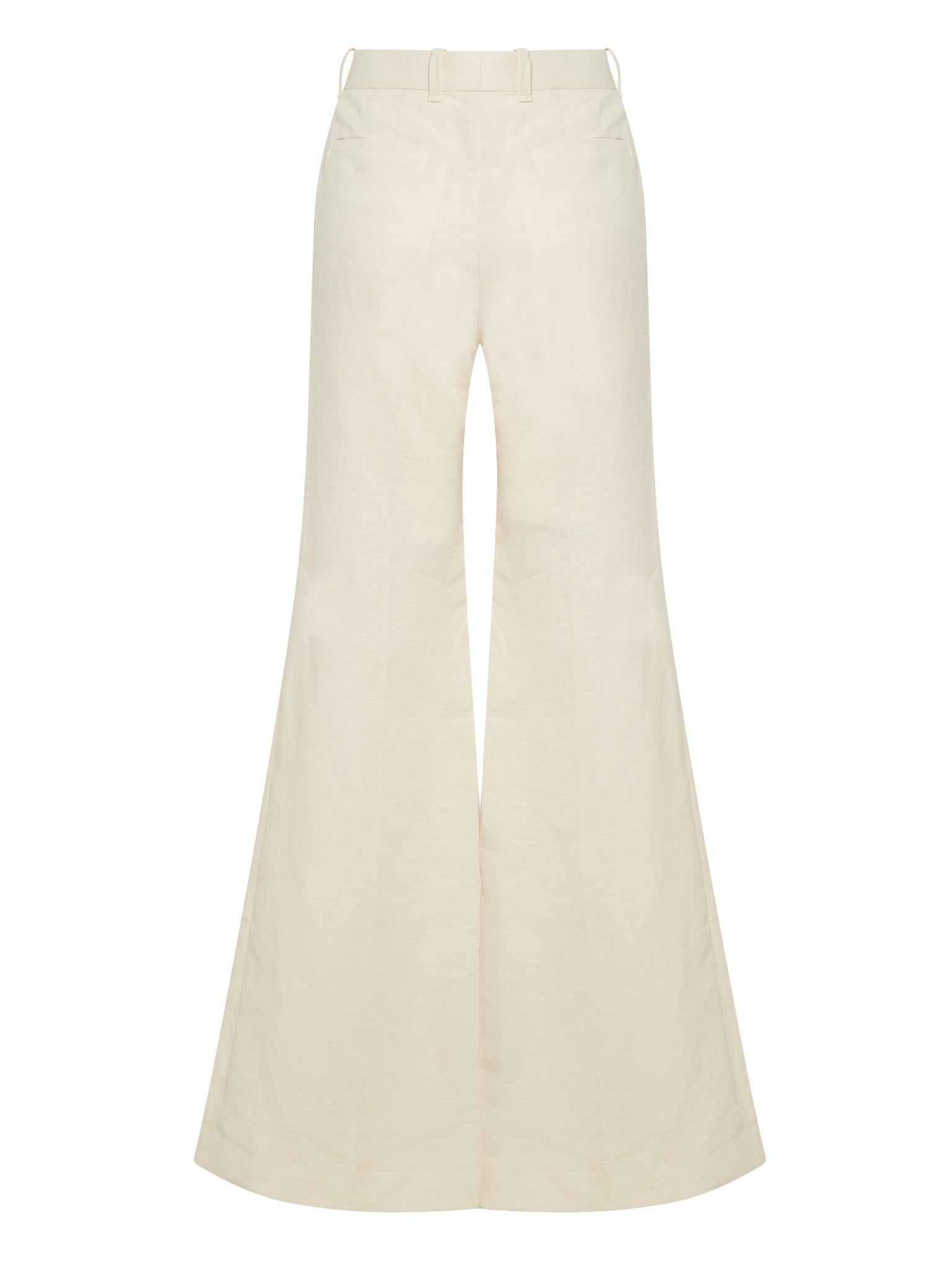 Pantalon vertical en lin - Lait de Coco