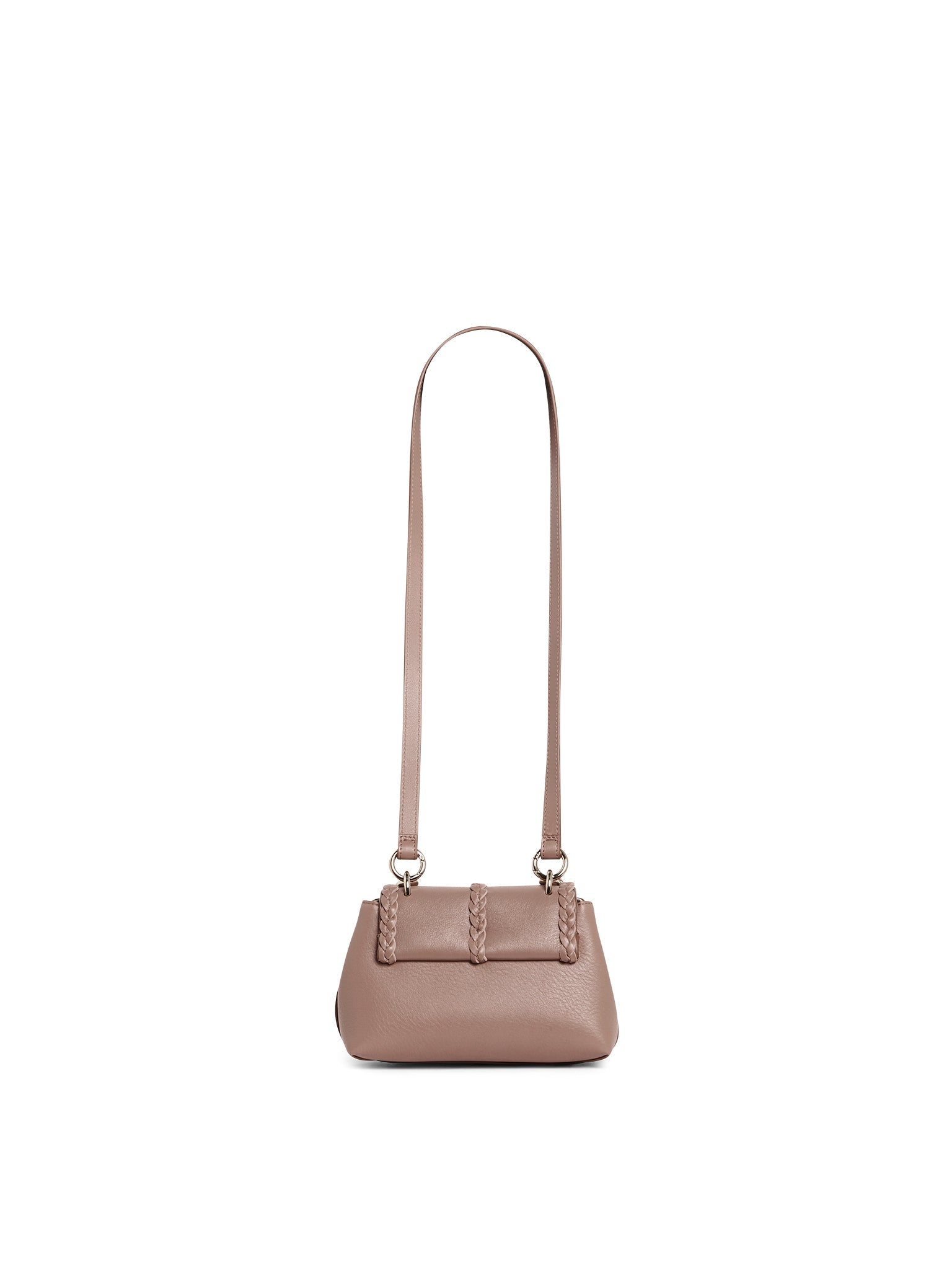 Mini sac souple porté épaule Penelope en cuir - Woodrose