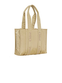 Petit sac cabas avec strass Woody - Sable Chaud