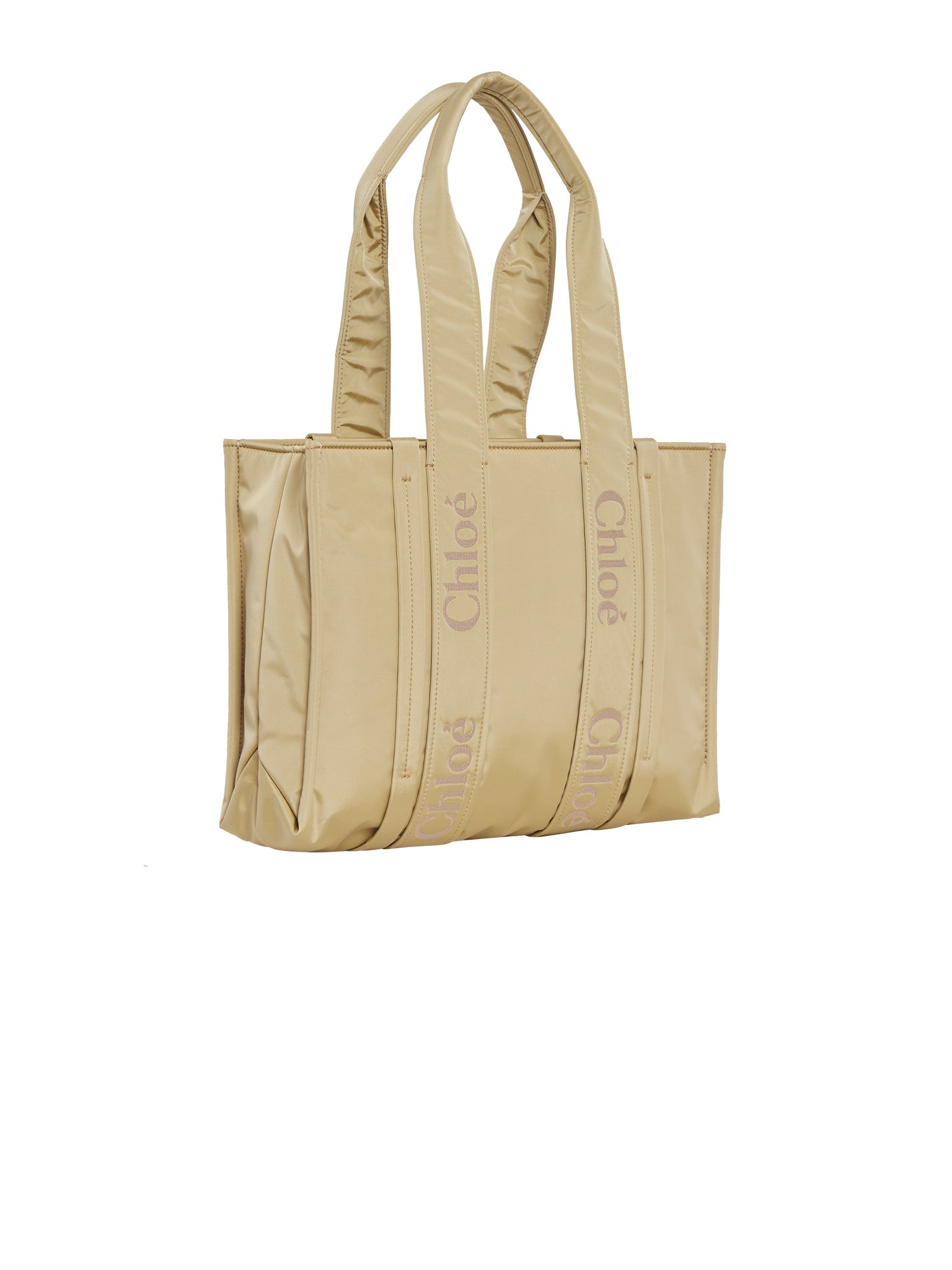 Petit sac cabas avec strass Woody - Sable Chaud