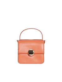 Petit sac à main Penelope en cuir - Orange Fauve