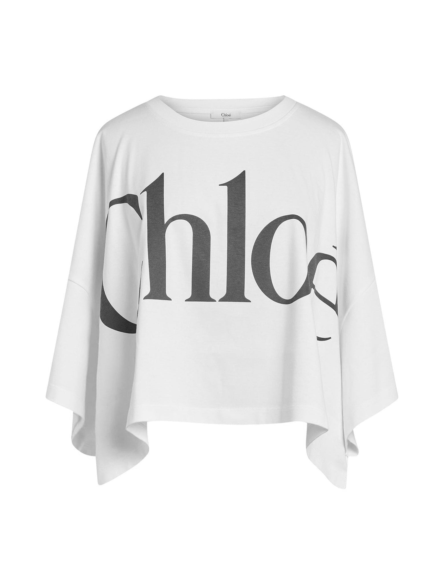 T-shirt court ample - White