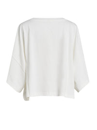 T-shirt court ample - White