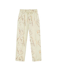 Pantalon Jain à cordon en soie - Line Drawing Small Scale