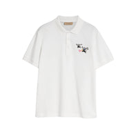 Polo à triple logo d'archive - White