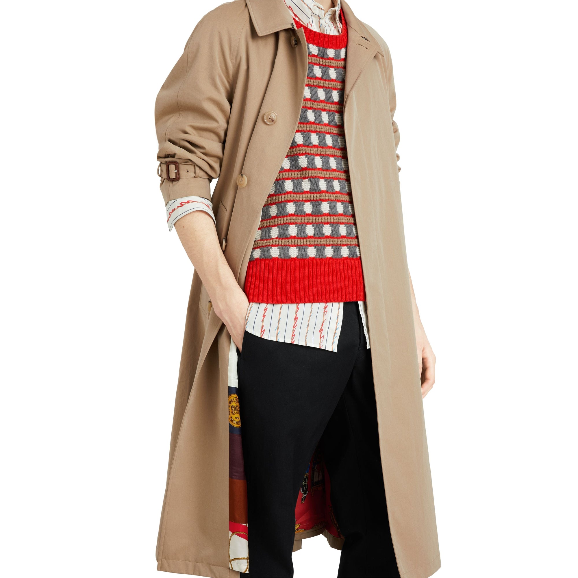 Paletot en gabardine tropicale - Camel