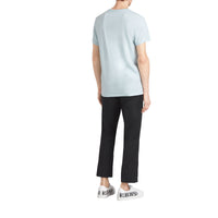 T-shirt à broderie cavalier - Pearl Blue