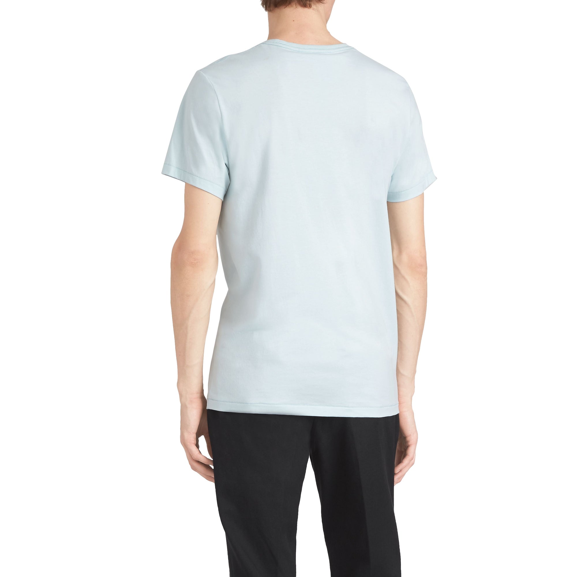T-shirt à broderie cavalier - Pearl Blue