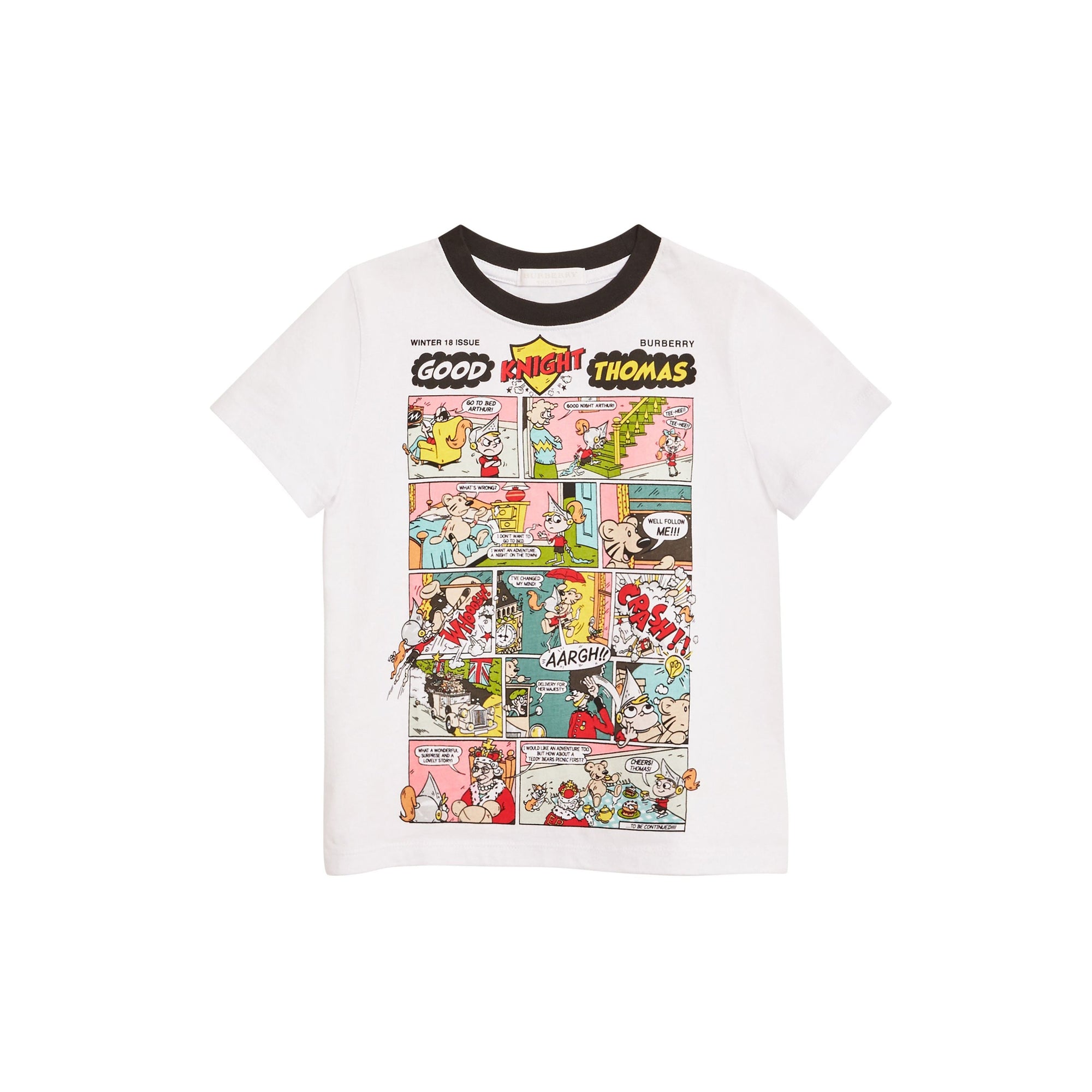 T-shirt à manches longues en coton - White
