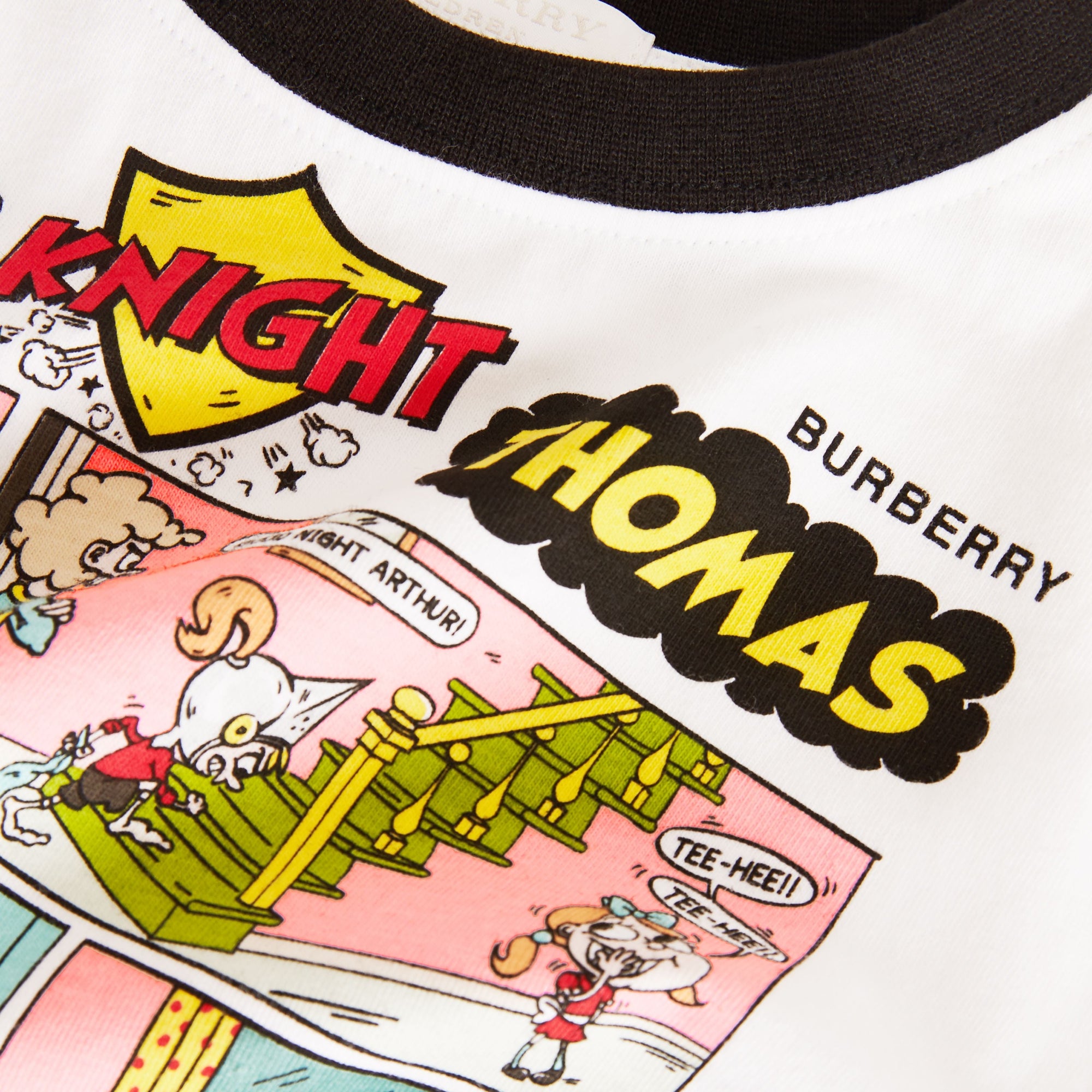 T-shirt à manches longues en coton - White