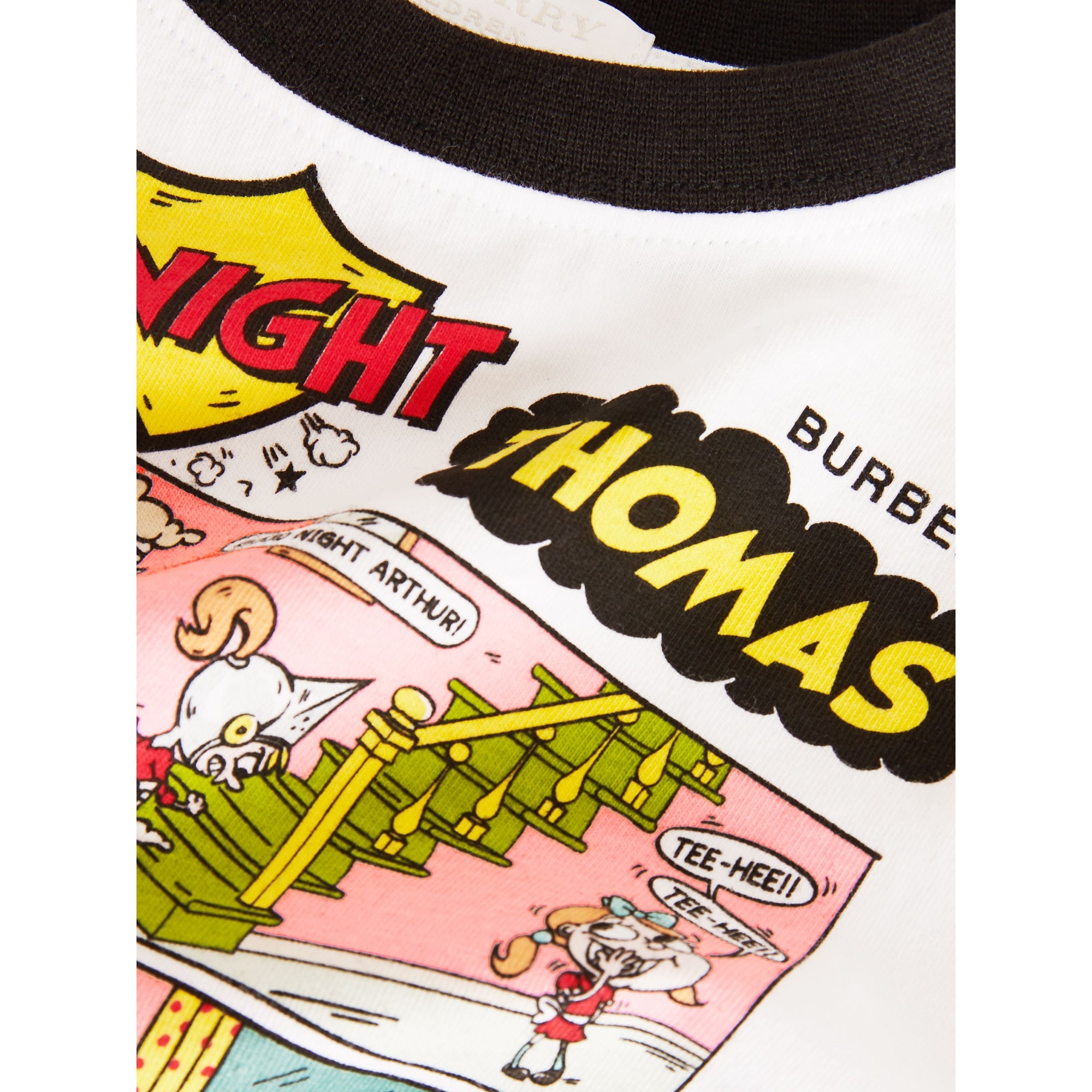 T-shirt à manches longues en coton - White