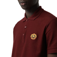 Polo à logo d'archive - Burgundy