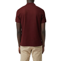 Polo à logo d'archive - Burgundy