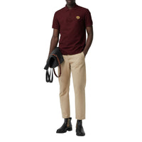 Polo à logo d'archive - Burgundy