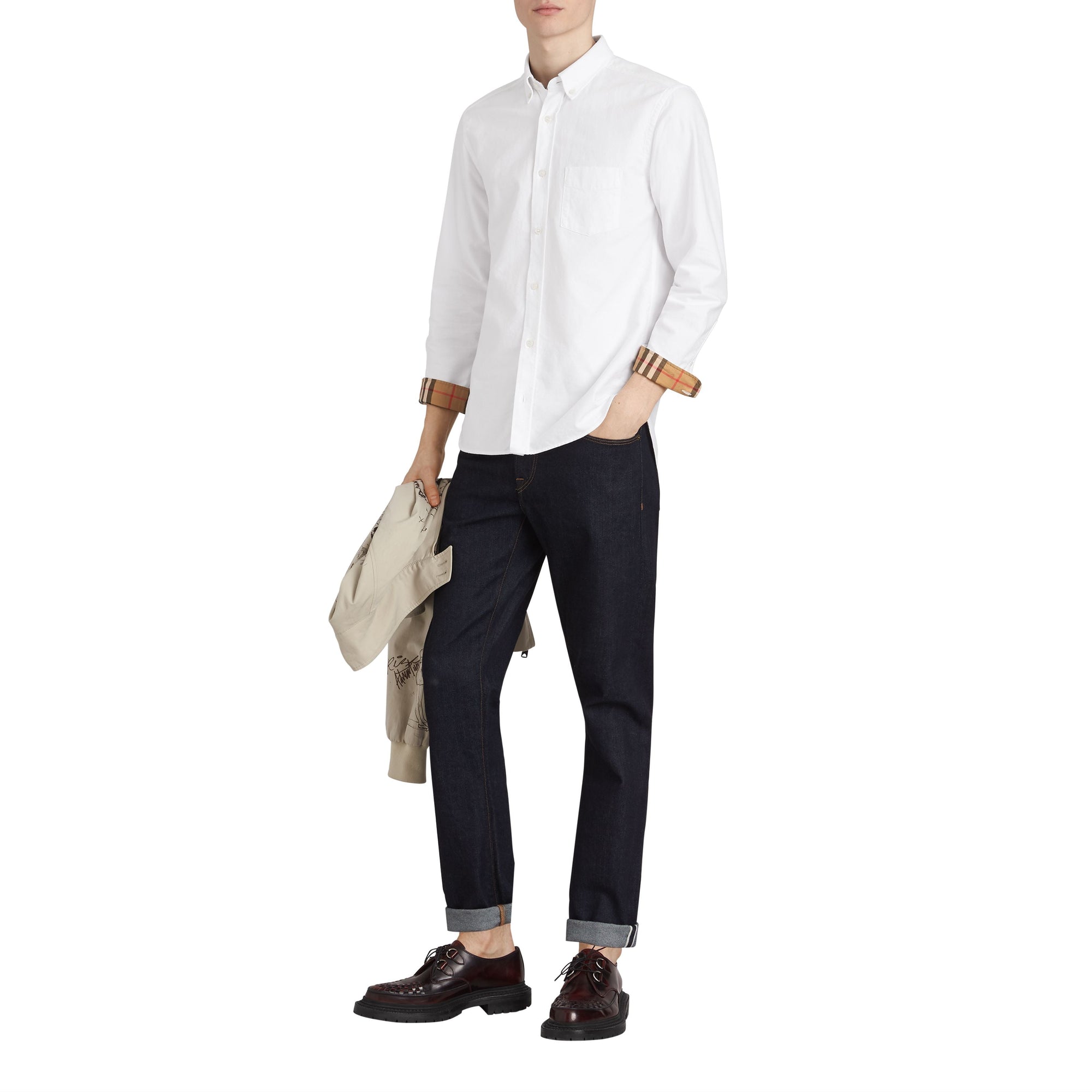 Chemise à poignets - White