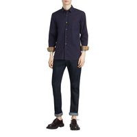 Chemise en coton extensible - Navy