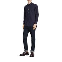 Chemise en coton extensible - Navy