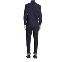 Chemise en coton extensible - Navy