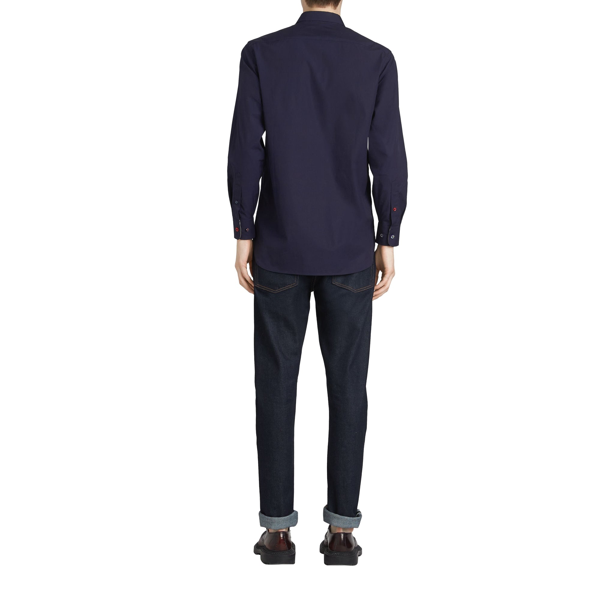Chemise en coton extensible - Navy