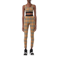 Legging à motif Vintage Check - Antique Yellow Check