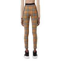 Legging à motif Vintage Check - Antique Yellow Check