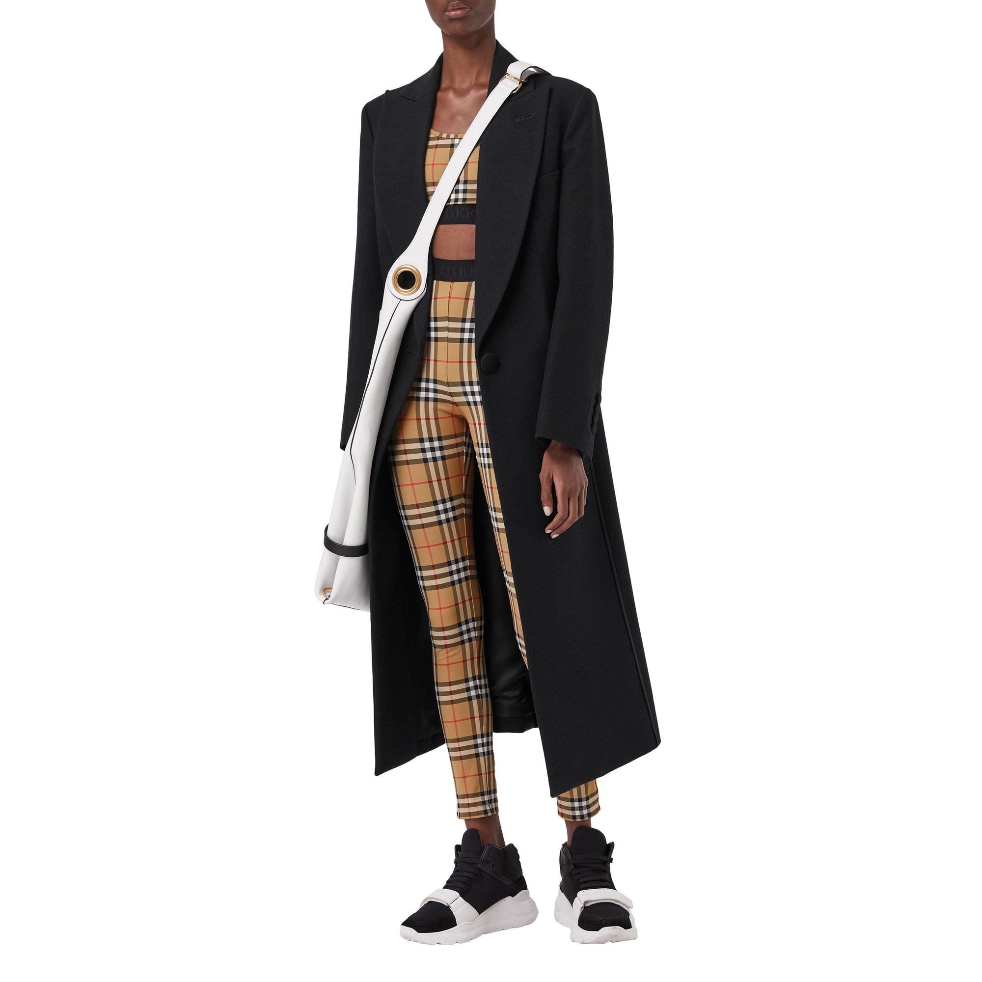 Legging à motif Vintage Check - Antique Yellow Check