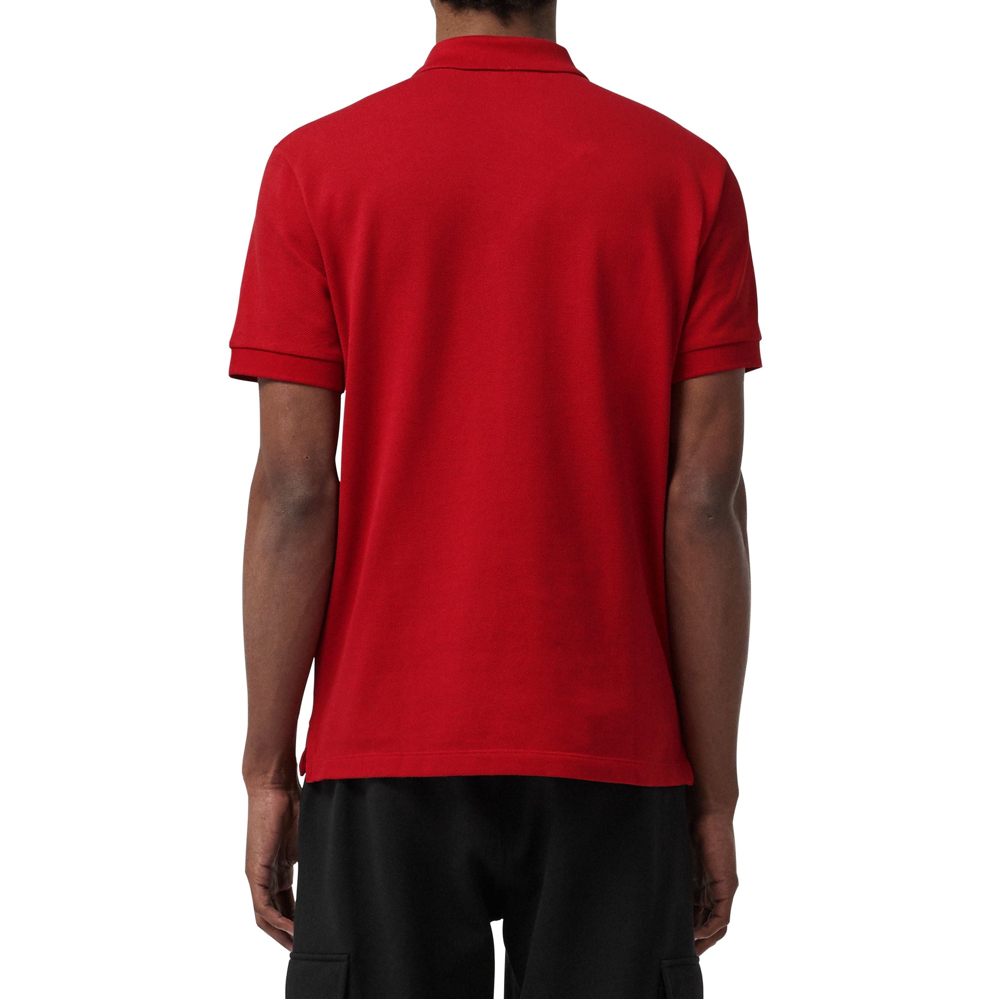 Polo à motif check - Military Red