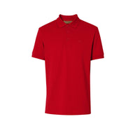 Polo à motif check - Military Red