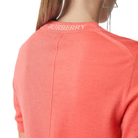 Pull ras du cou en laine mérinos - Coral
