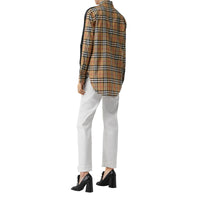 Chemise à motif Vintage Check avec bandes de satin - Antique Yellow Check