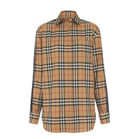 Chemise à motif Vintage Check avec bandes de satin - Antique Yellow Check