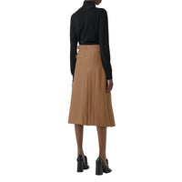 Kilt en laine et soie - Camel