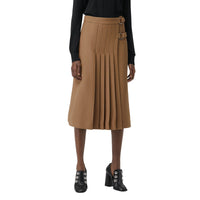 Kilt en laine et soie - Camel