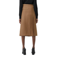 Kilt en laine et soie - Camel