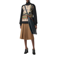 Kilt en laine et soie - Camel