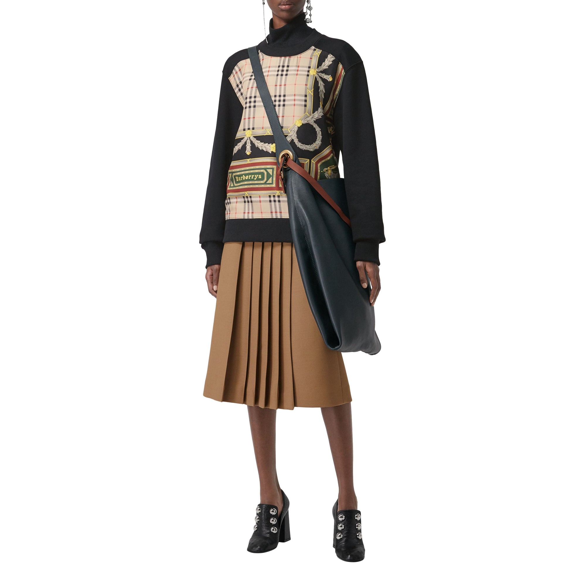 Kilt en laine et soie - Camel