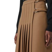 Kilt en laine et soie - Camel