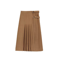 Kilt en laine et soie - Camel