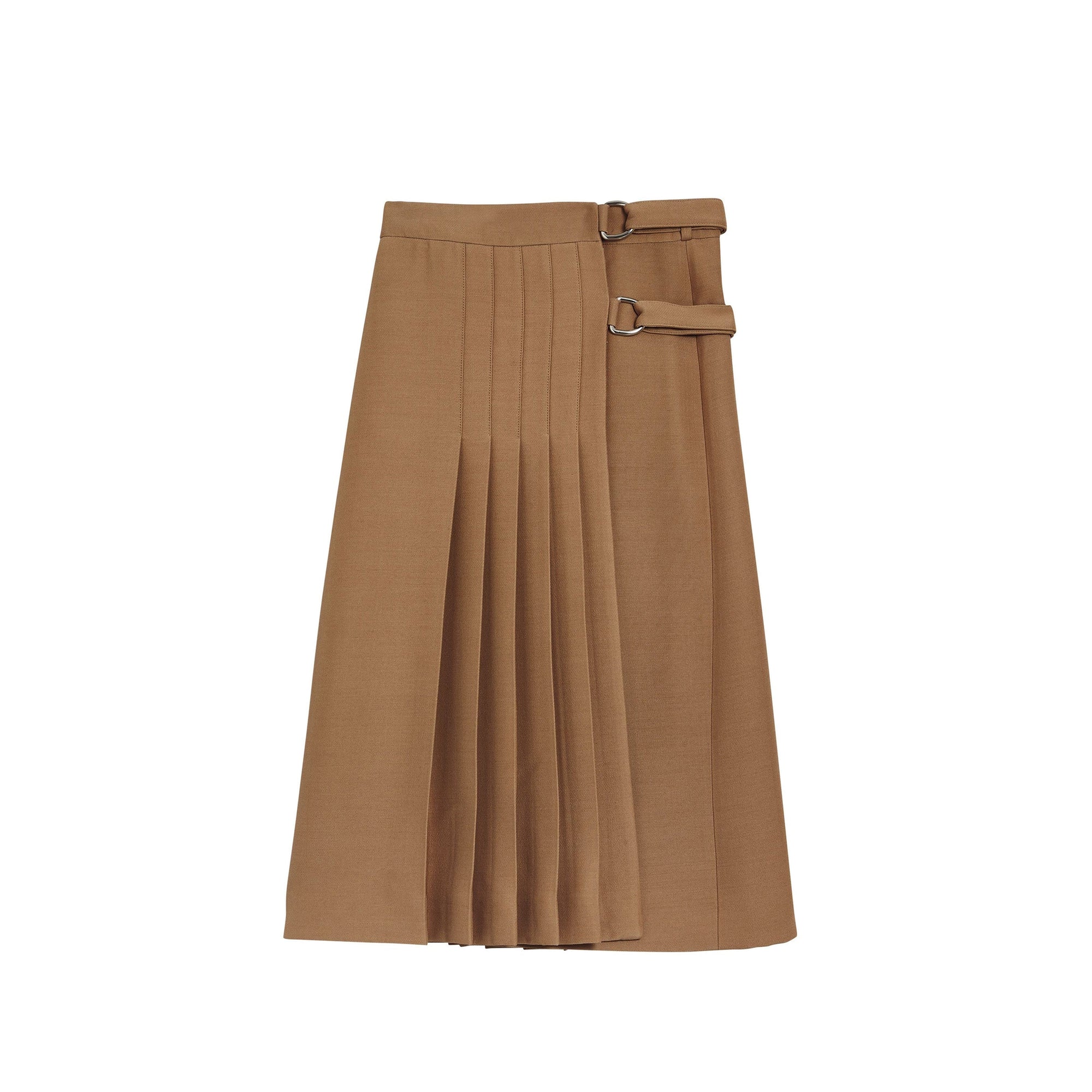 Kilt en laine et soie - Camel