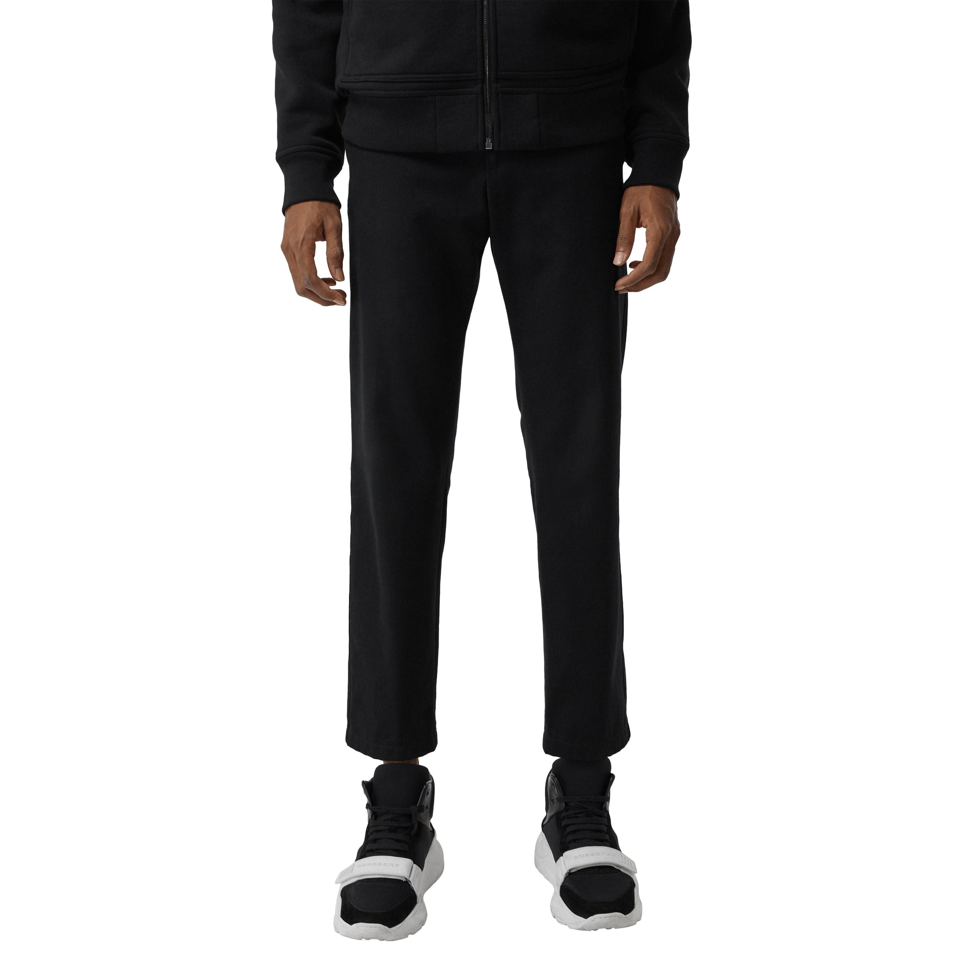 Pantalon chino slim en coton mélangé - Black