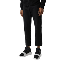 Pantalon chino slim en coton mélangé - Black