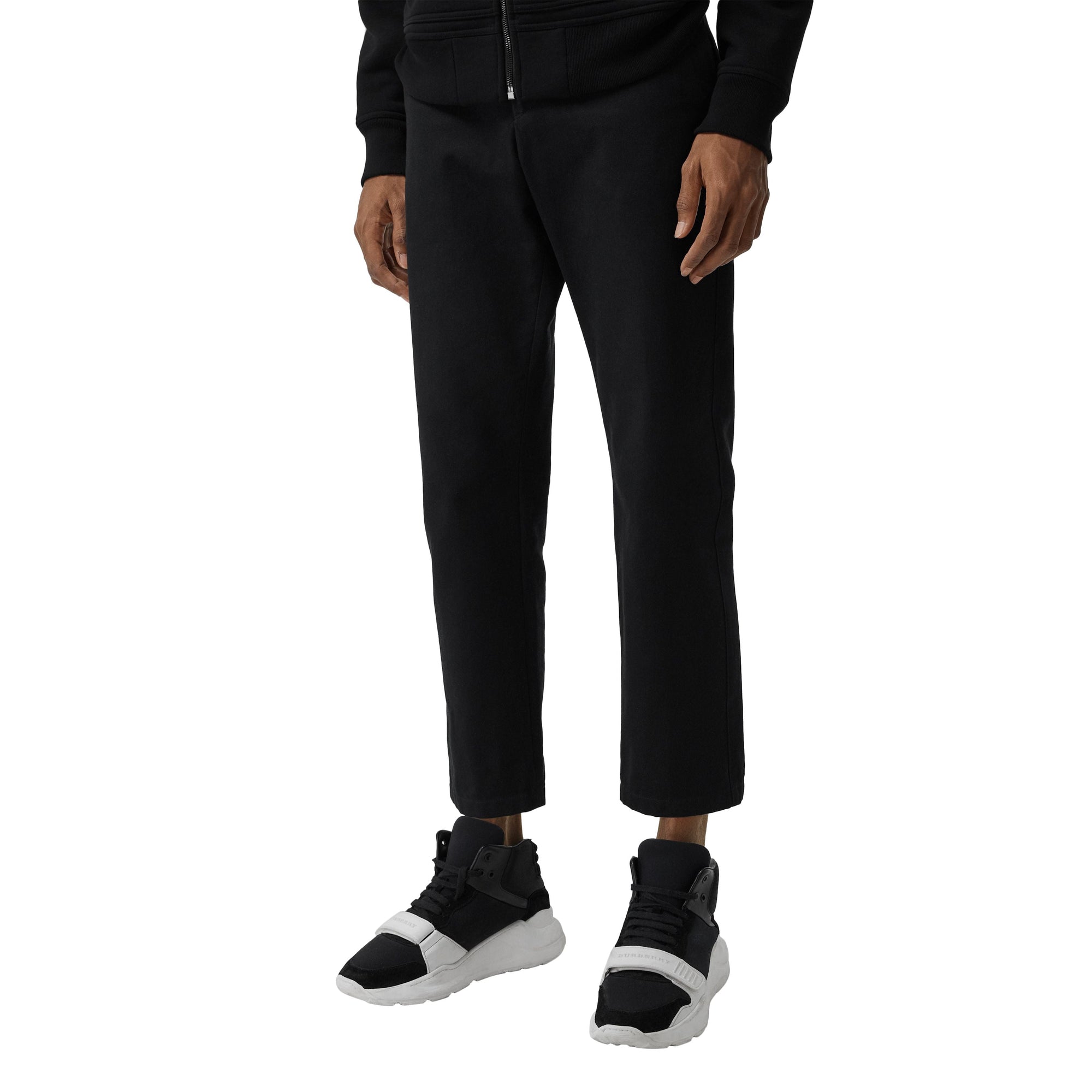 Pantalon chino slim en coton mélangé - Black
